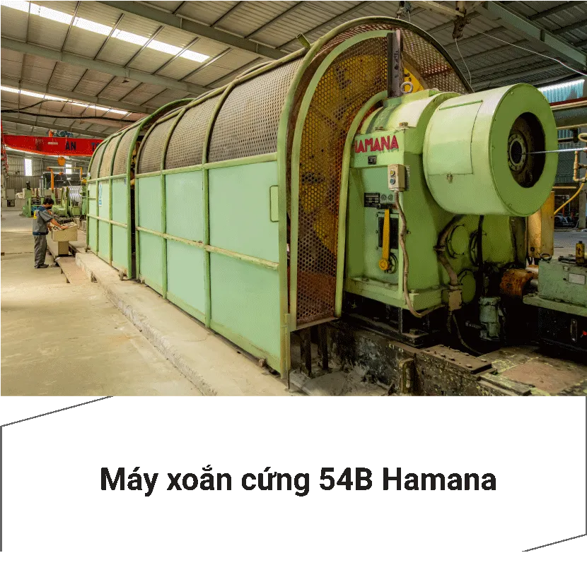 Máy xoắn cứng 54B Hamana