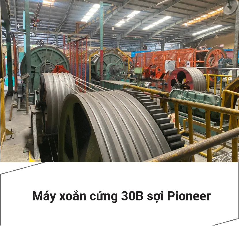 Máy xoắn cứng 30B sợi Pioneer