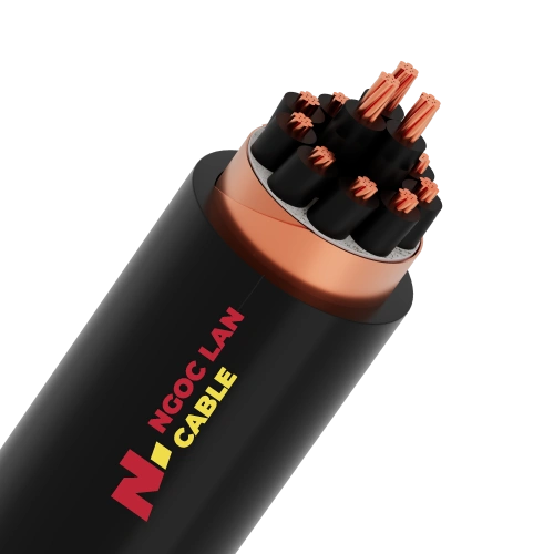 Control cable CVV-CTS-0.6/1kV 12 core, copper conductor.