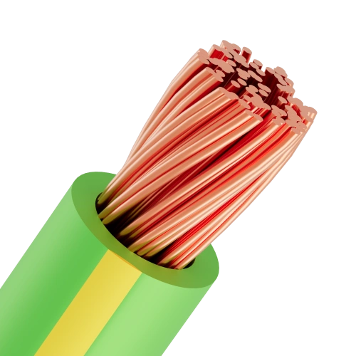 VVCm 300/500V wire, 3 core annealed copper conductor, PVC sheath.