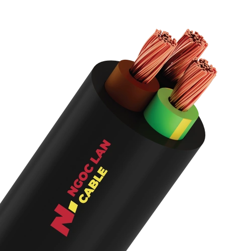 VVCm 300/500V wire, 3 core annealed copper conductor, PVC sheath.