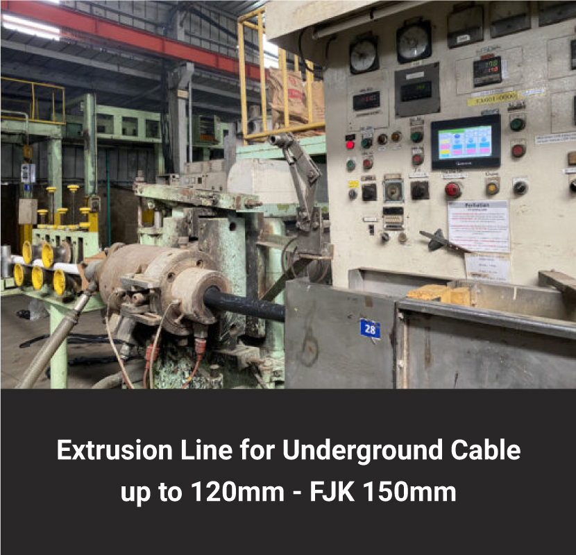 EN-Extrusion Line for Underground Cable up to 120mm - FJK 150mm