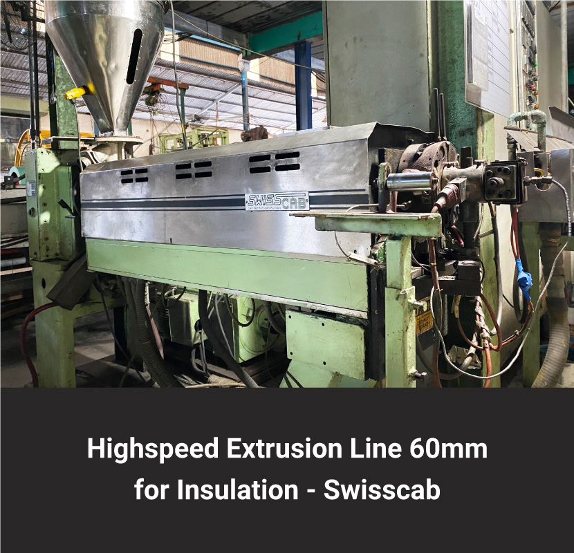 EN-Highspeed Extrusion Line 60mm for Insulation - Swisscab