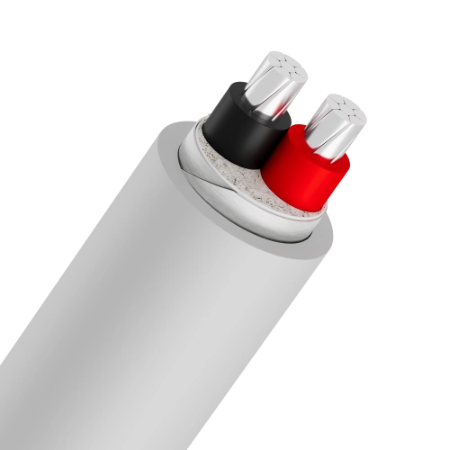 DK-AVV–0.6/1kV cable, 2 circular compacted aluminum cores