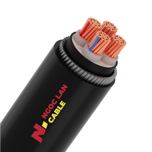 WB-CXV-SWA 0.6-1kV 3 phase + 1 neutral, copper core, underground cable