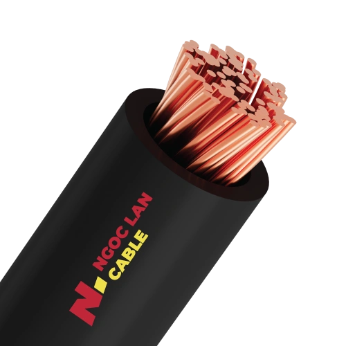 VCm 450/750V annealed copper conductor, black PVC sheath