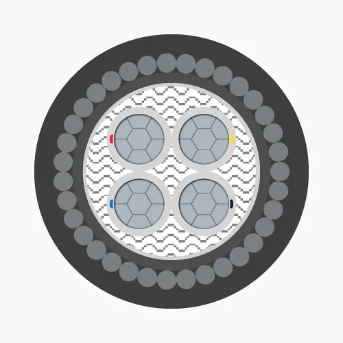 Cấu trúc LV - 0.6/1kV - AXV/SWA 4C cc