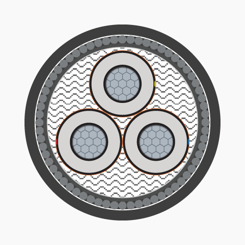 Cấu trúc MV - 6110(12)kV- AXV-SWA 3C cc