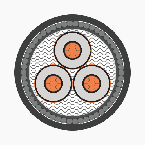 Cấu trúc MV - 6/10(12)kV - CXV/SWA 3C cc