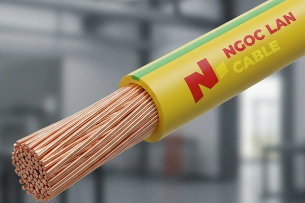 PVC Insulated Copper Grounding Cable Yellow Green Striped
