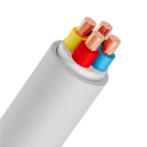DK-CVV-450/750V cable; 4 circular compacted copper cores