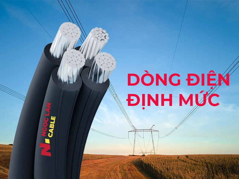 Dòng điện định mức cáp nhôm vặn xoắn
