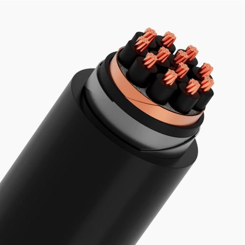 Control cable with multi-copper core, steel-aluminum shield, PVC sheath of Ngoc Lan Cable