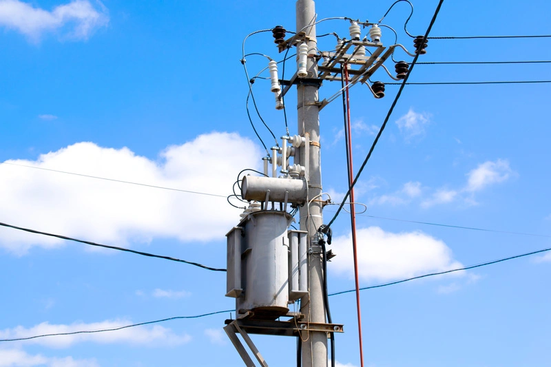 Aluminum Aerial Bundled Cable On Electrical Poles