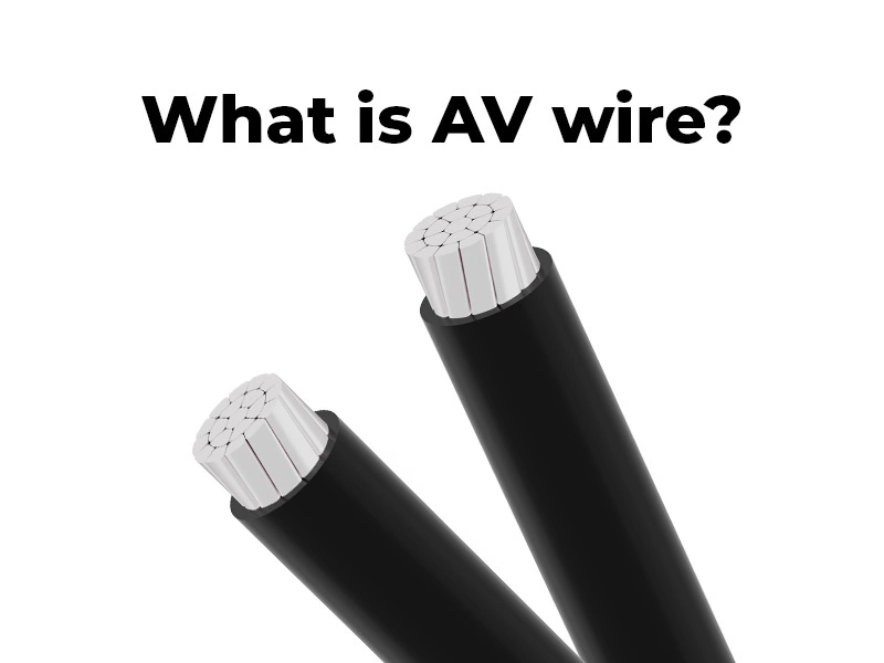 2 Wire Aluminum Conductor PVC Insulation