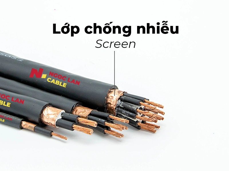 Lớp chống nhiễu của cáp điều khiển