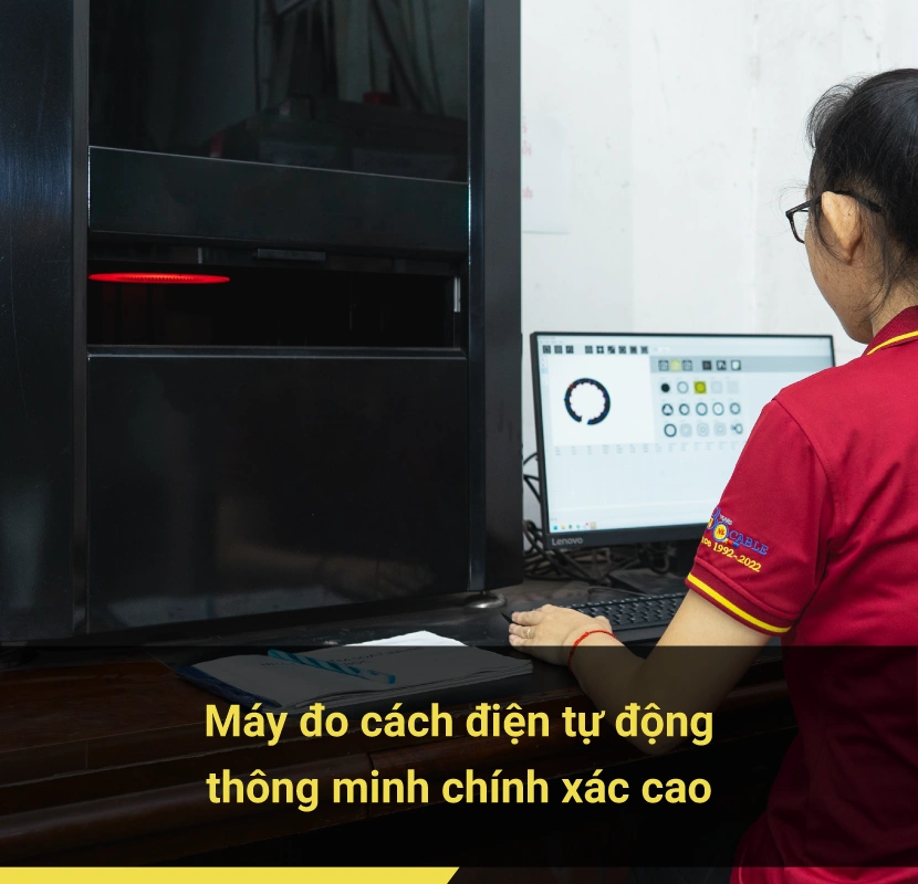 Máy đo bề dày cách điện | Ngoc Lan Cable