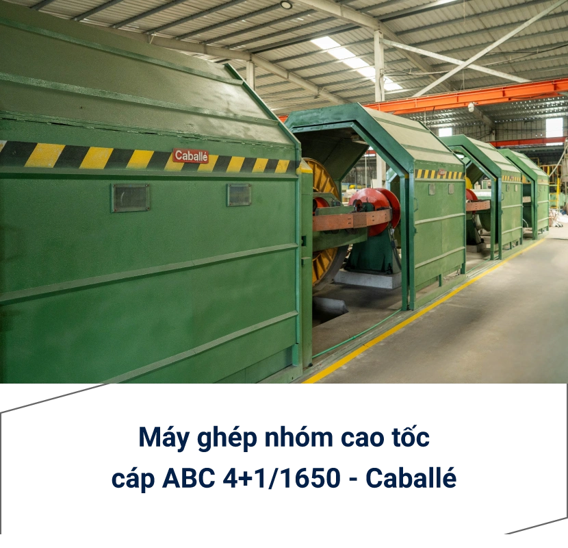 Máy ghép nhóm cao tốc cáp ABC 4+1/1650 - BOW
