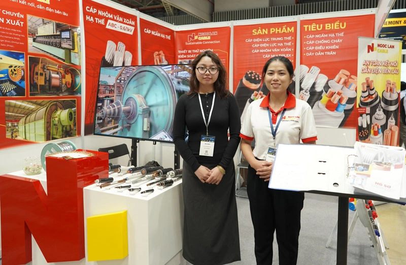 Ngoc Lan Cable S Booth At HVACR Vietnam 2025 Exhibition