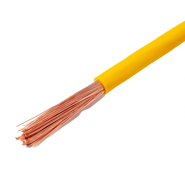 single-core wire, copper conductor, PVC insulation