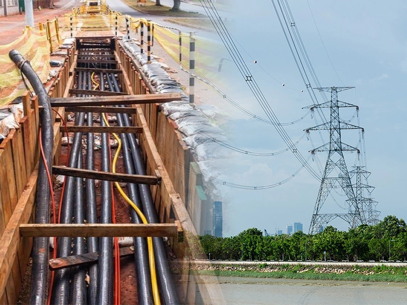 So sánh cáp điện treo và cáp ngầm 