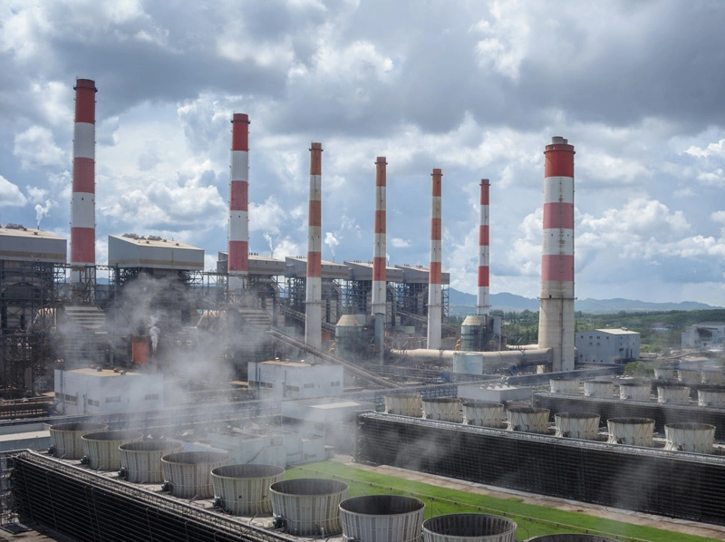 Nhà máy nhiệt điện than đang hoạt động