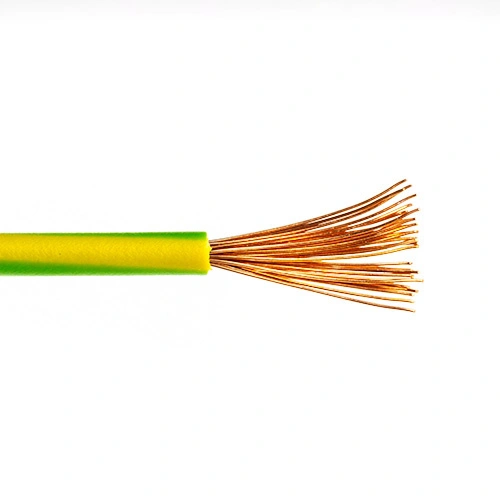 Dây nối đất, ruột đồng, cách điện PVC xanh sọc vàng