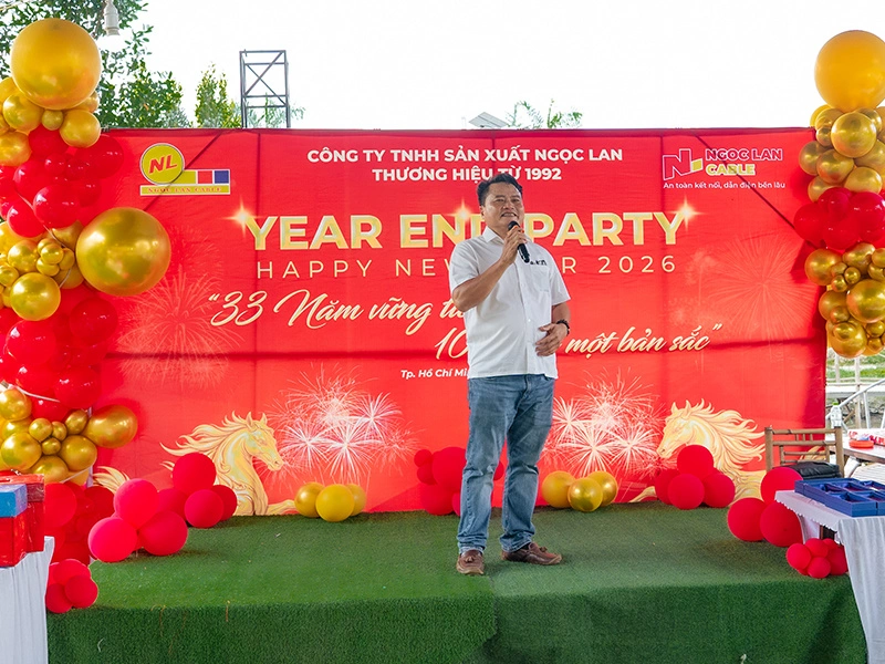 Tổng giám đốc phát biểu