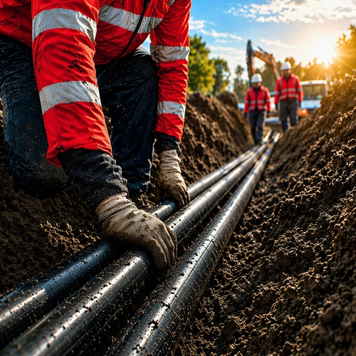 Installing Electrical Conduit Underground